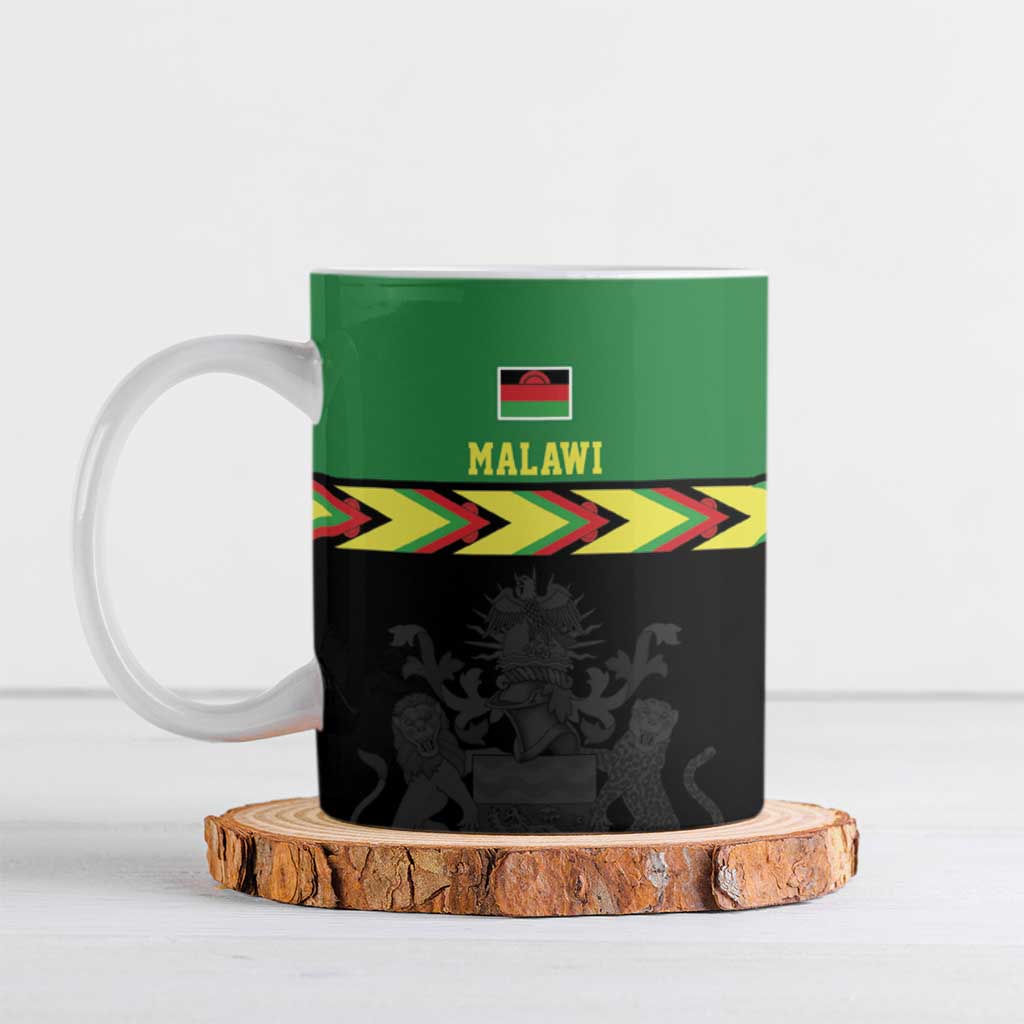 Malawi Cricket Custom Ceramic Mug Malawi Chevron Pattern - Wonder Print Shop