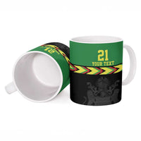Malawi Cricket Custom Ceramic Mug Malawi Chevron Pattern - Wonder Print Shop