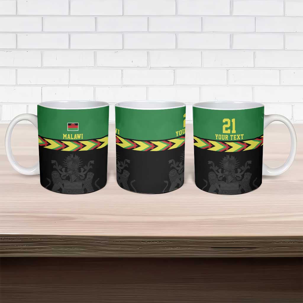 Malawi Cricket Custom Ceramic Mug Malawi Chevron Pattern - Wonder Print Shop