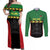 Malawi Cricket Custom Couples Matching Off Shoulder Maxi Dress and Long Sleeve Button Shirt Malawi Chevron Pattern - Wonder Print Shop