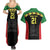 Malawi Cricket Custom Couples Matching Summer Maxi Dress and Hawaiian Shirt Malawi Chevron Pattern - Wonder Print Shop