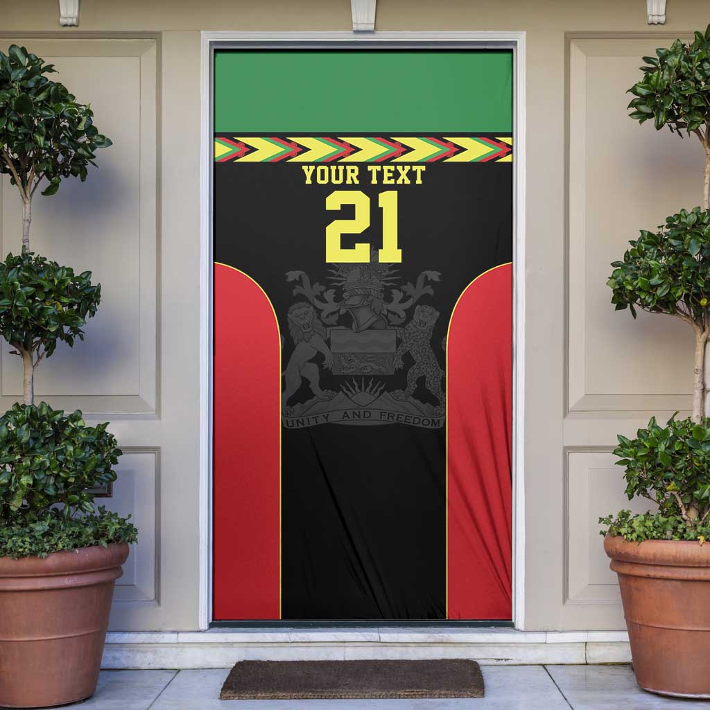 Malawi Cricket Custom Door Cover Malawi Chevron Pattern - Wonder Print Shop