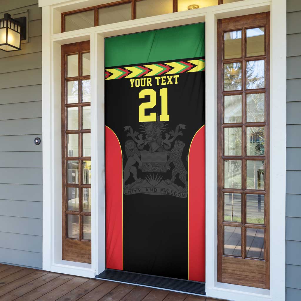 Malawi Cricket Custom Door Cover Malawi Chevron Pattern - Wonder Print Shop