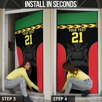 Malawi Cricket Custom Door Cover Malawi Chevron Pattern - Wonder Print Shop