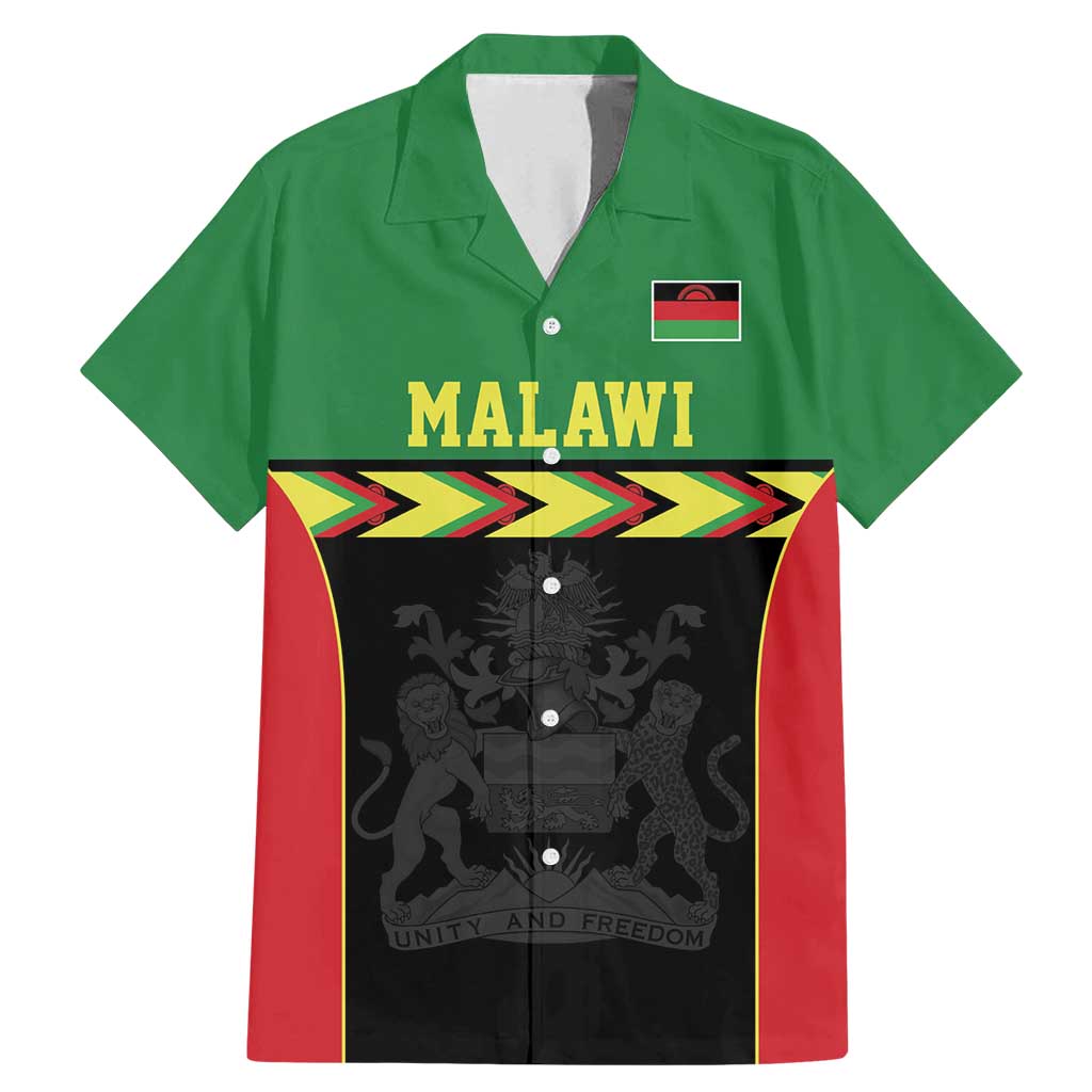 Malawi Cricket Custom Family Matching Mermaid Dress and Hawaiian Shirt Malawi Chevron Pattern - Wonder Print Shop