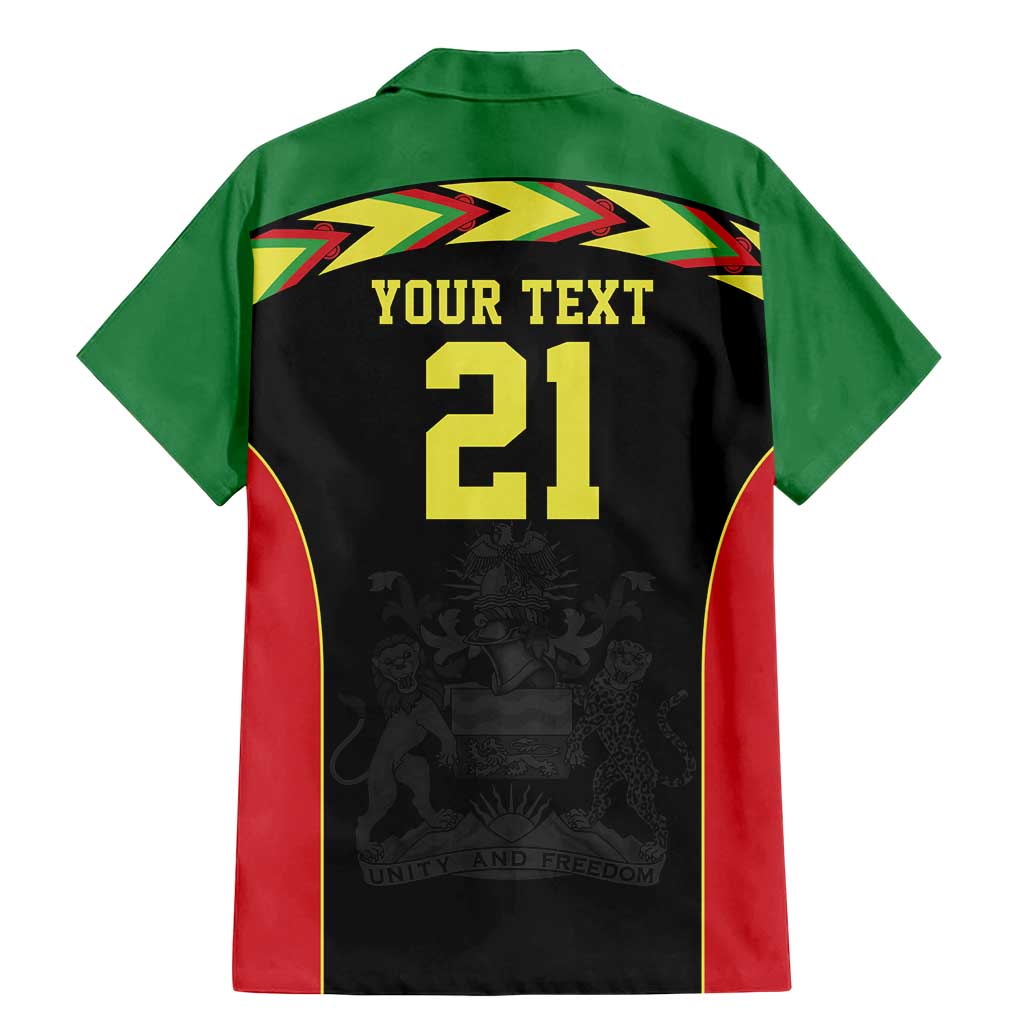 Malawi Cricket Custom Family Matching Mermaid Dress and Hawaiian Shirt Malawi Chevron Pattern - Wonder Print Shop