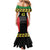 Malawi Cricket Custom Family Matching Mermaid Dress and Hawaiian Shirt Malawi Chevron Pattern - Wonder Print Shop