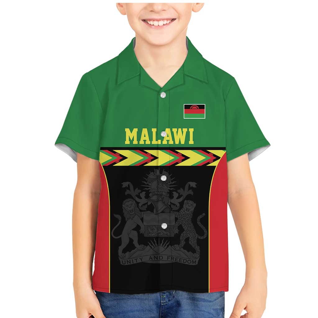 Malawi Cricket Custom Family Matching Mermaid Dress and Hawaiian Shirt Malawi Chevron Pattern - Wonder Print Shop