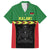Malawi Cricket Custom Family Matching Off The Shoulder Long Sleeve Dress and Hawaiian Shirt Malawi Chevron Pattern - Wonder Print Shop