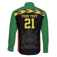 Malawi Cricket Custom Family Matching Off The Shoulder Long Sleeve Dress and Hawaiian Shirt Malawi Chevron Pattern - Wonder Print Shop