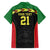 Malawi Cricket Custom Family Matching Off Shoulder Maxi Dress and Hawaiian Shirt Malawi Chevron Pattern - Wonder Print Shop