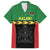 Malawi Cricket Custom Family Matching Short Sleeve Bodycon Dress and Hawaiian Shirt Malawi Chevron Pattern - Wonder Print Shop