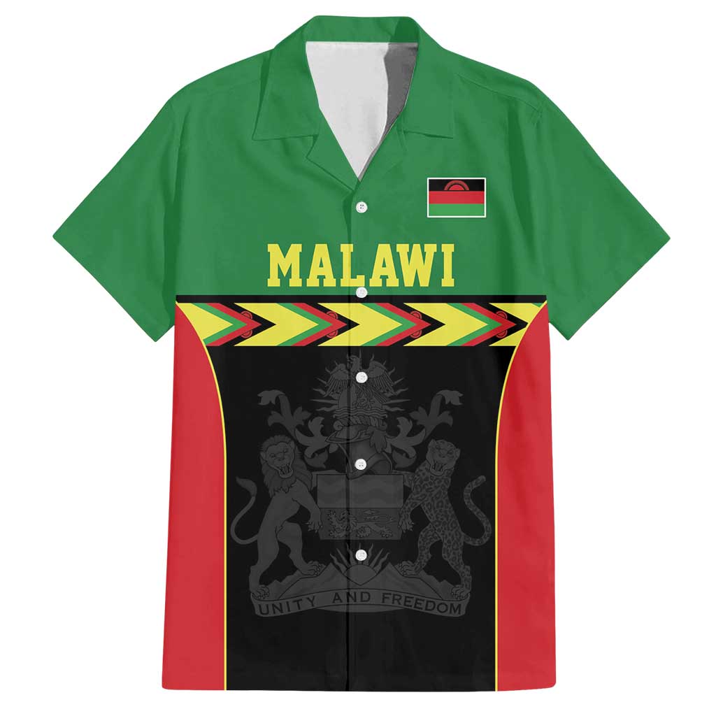 Malawi Cricket Custom Family Matching Summer Maxi Dress and Hawaiian Shirt Malawi Chevron Pattern - Wonder Print Shop