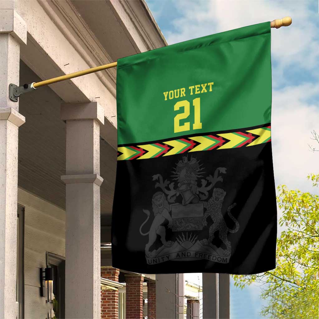 Malawi Cricket Custom Garden Flag Malawi Chevron Pattern - Wonder Print Shop