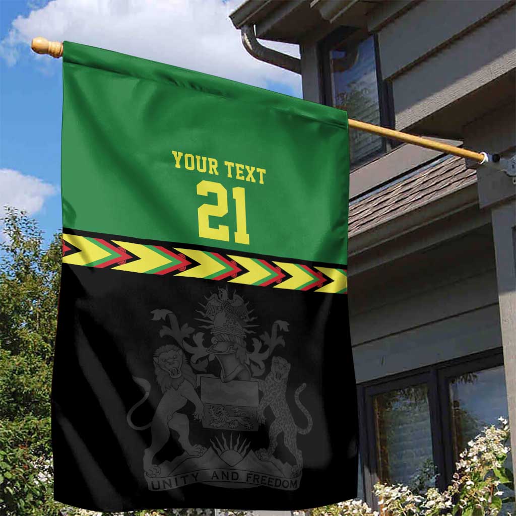 Malawi Cricket Custom Garden Flag Malawi Chevron Pattern - Wonder Print Shop