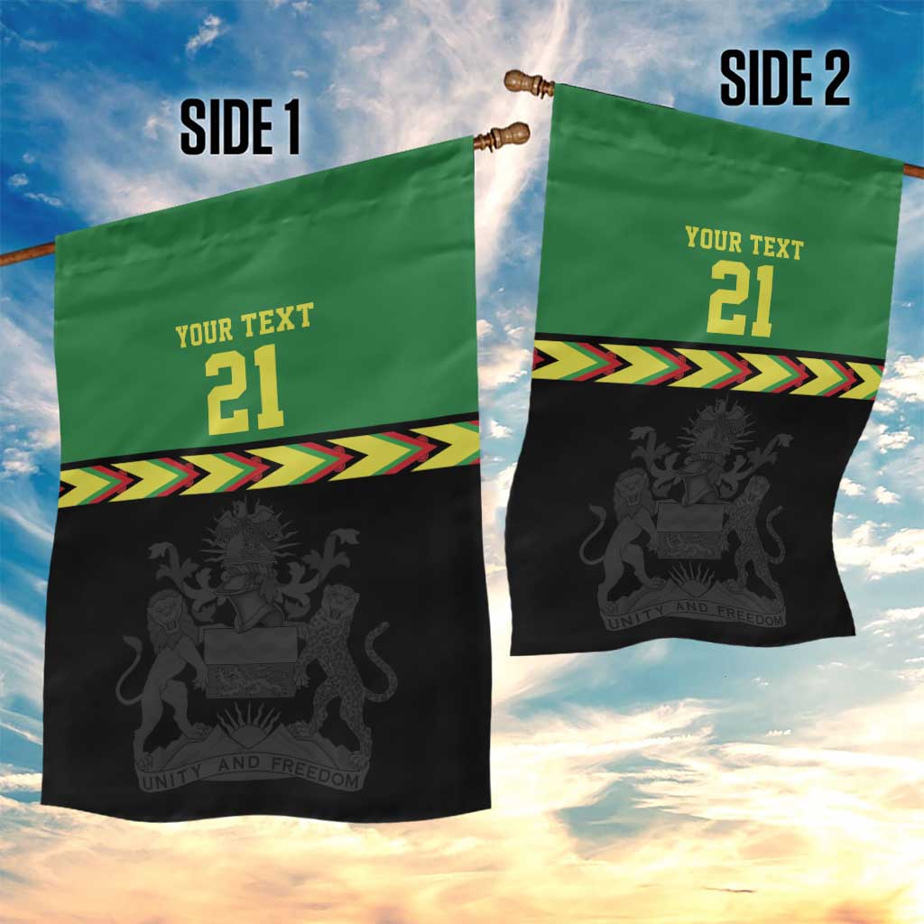 Malawi Cricket Custom Garden Flag Malawi Chevron Pattern - Wonder Print Shop
