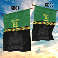 Malawi Cricket Custom Garden Flag Malawi Chevron Pattern - Wonder Print Shop