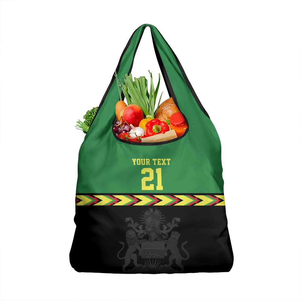 Malawi Cricket Custom Grocery Bag Malawi Chevron Pattern - Wonder Print Shop