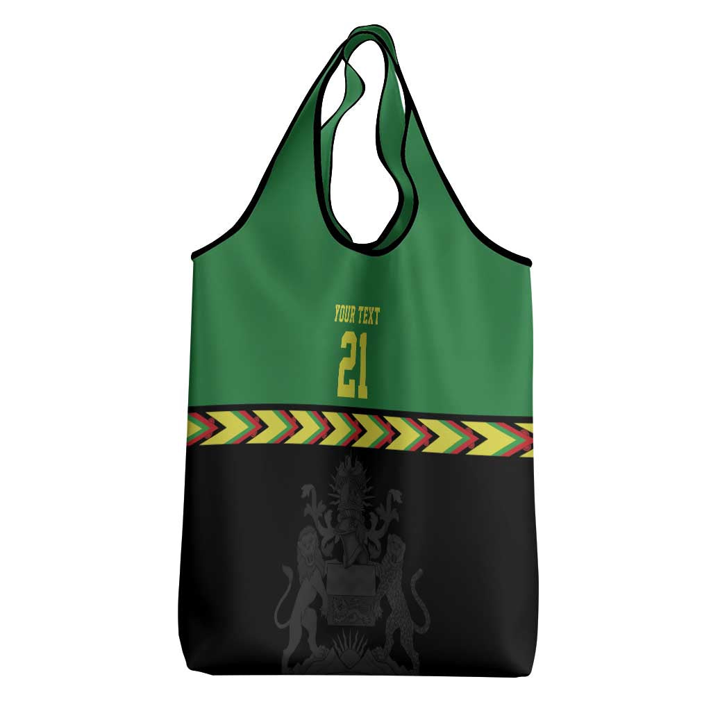 Malawi Cricket Custom Grocery Bag Malawi Chevron Pattern - Wonder Print Shop
