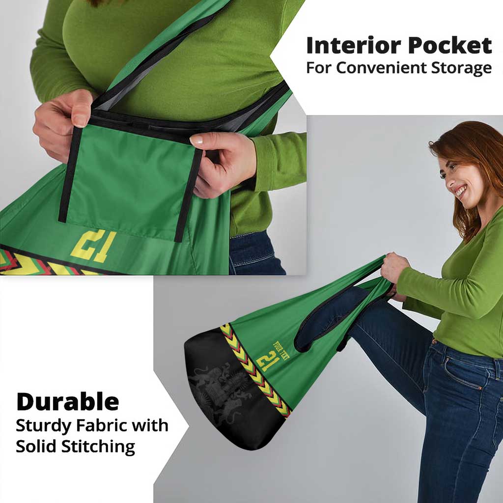 Malawi Cricket Custom Grocery Bag Malawi Chevron Pattern - Wonder Print Shop