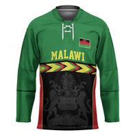 Malawi Cricket Custom Hockey Jersey Malawi Chevron Pattern - Wonder Print Shop