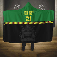 Malawi Cricket Custom Hooded Blanket Malawi Chevron Pattern - Wonder Print Shop