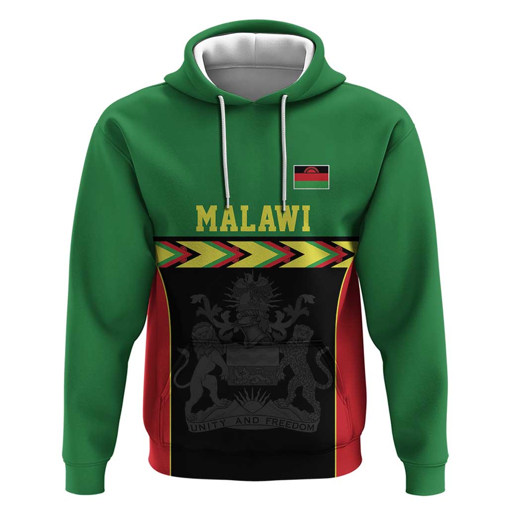 Malawi Cricket Custom Hoodie Malawi Chevron Pattern - Wonder Print Shop