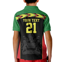 Malawi Cricket Custom Kid Polo Shirt Malawi Chevron Pattern - Wonder Print Shop