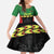 Malawi Cricket Custom Kid Short Sleeve Dress Malawi Chevron Pattern - Wonder Print Shop