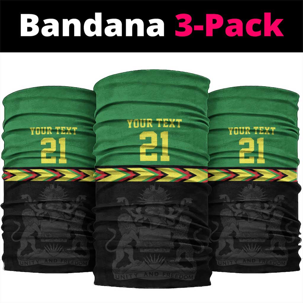 Malawi Cricket Custom Neck Gaiter Malawi Chevron Pattern - Wonder Print Shop