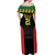 Malawi Cricket Custom Off Shoulder Maxi Dress Malawi Chevron Pattern - Wonder Print Shop