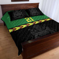 Malawi Cricket Custom Quilt Bed Set Malawi Chevron Pattern - Wonder Print Shop