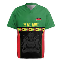 Malawi Cricket Custom Rugby Jersey Malawi Chevron Pattern - Wonder Print Shop