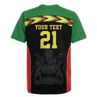 Malawi Cricket Custom Rugby Jersey Malawi Chevron Pattern - Wonder Print Shop