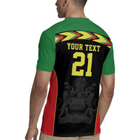 Malawi Cricket Custom Rugby Jersey Malawi Chevron Pattern - Wonder Print Shop