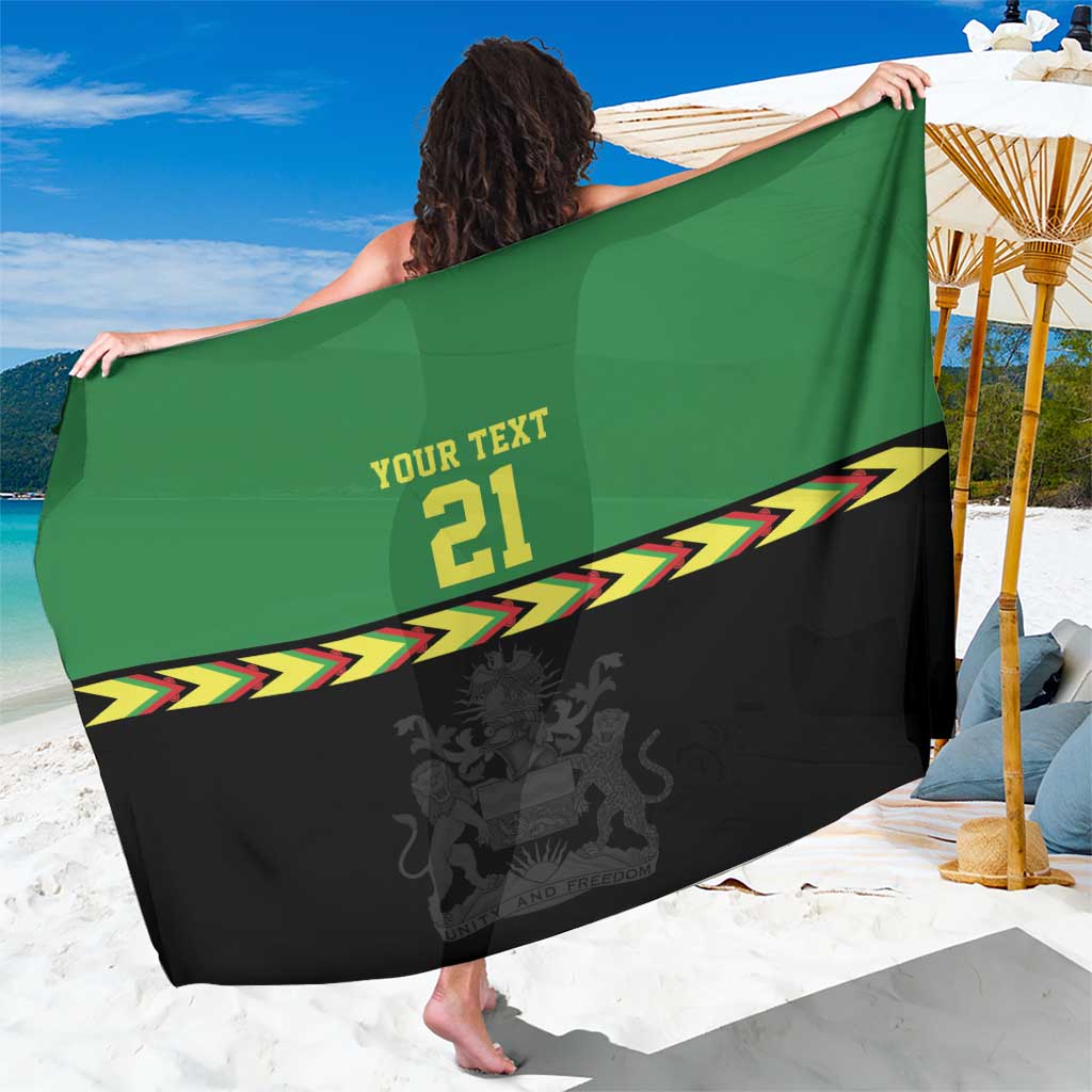 Malawi Cricket Custom Sarong Malawi Chevron Pattern - Wonder Print Shop