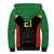 Malawi Cricket Custom Sherpa Hoodie Malawi Chevron Pattern - Wonder Print Shop