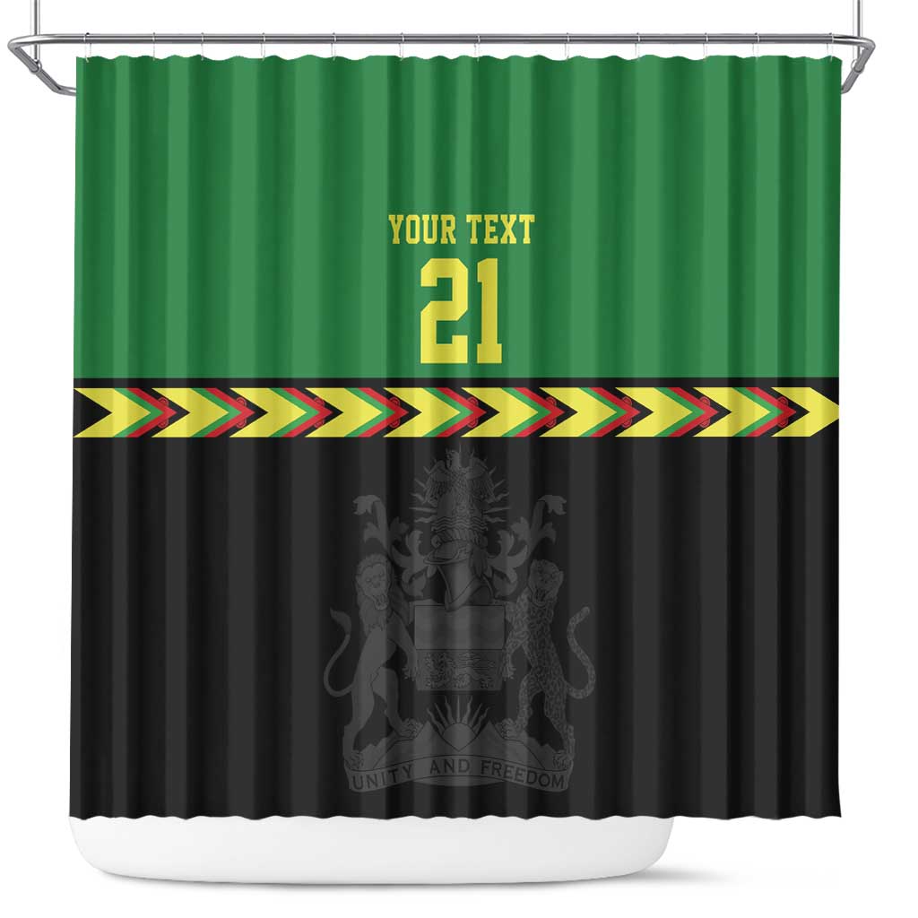 Malawi Cricket Custom Shower Curtain Malawi Chevron Pattern - Wonder Print Shop