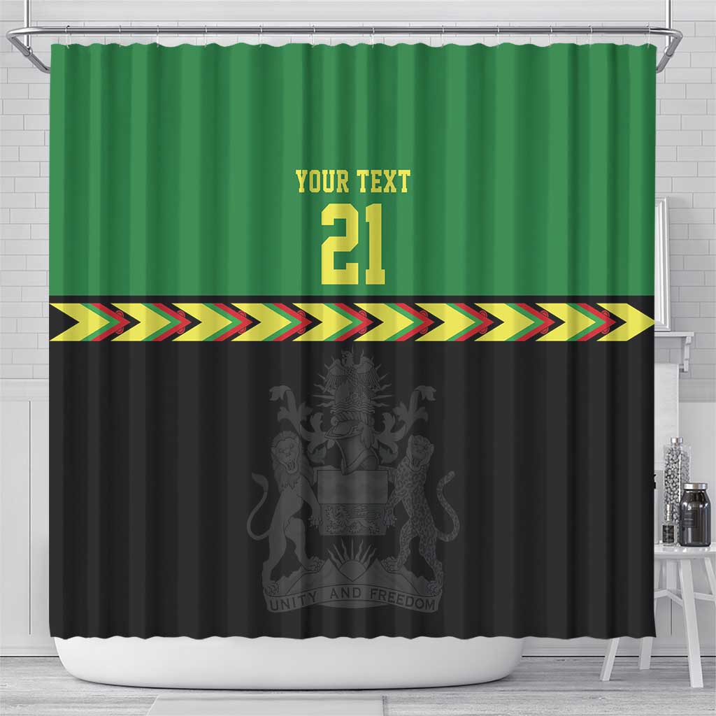 Malawi Cricket Custom Shower Curtain Malawi Chevron Pattern - Wonder Print Shop