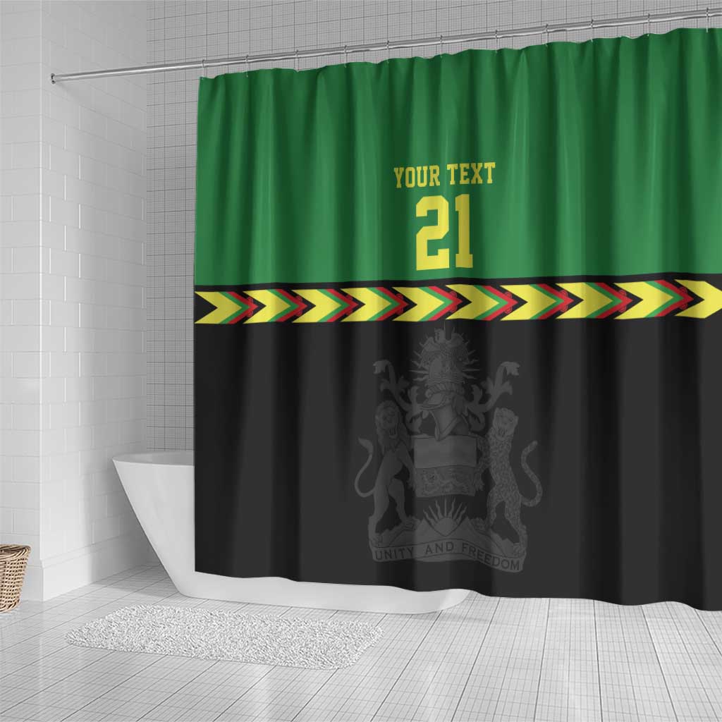 Malawi Cricket Custom Shower Curtain Malawi Chevron Pattern - Wonder Print Shop