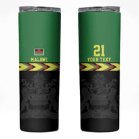 Malawi Cricket Custom Skinny Tumbler Malawi Chevron Pattern - Wonder Print Shop