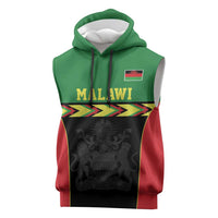 Malawi Cricket Custom Sleeveless Hoodie Malawi Chevron Pattern - Wonder Print Shop
