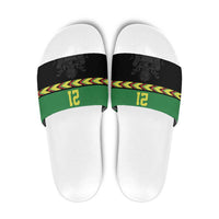 Malawi Cricket Custom Slide Sandals Malawi Chevron Pattern - Wonder Print Shop