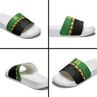 Malawi Cricket Custom Slide Sandals Malawi Chevron Pattern - Wonder Print Shop
