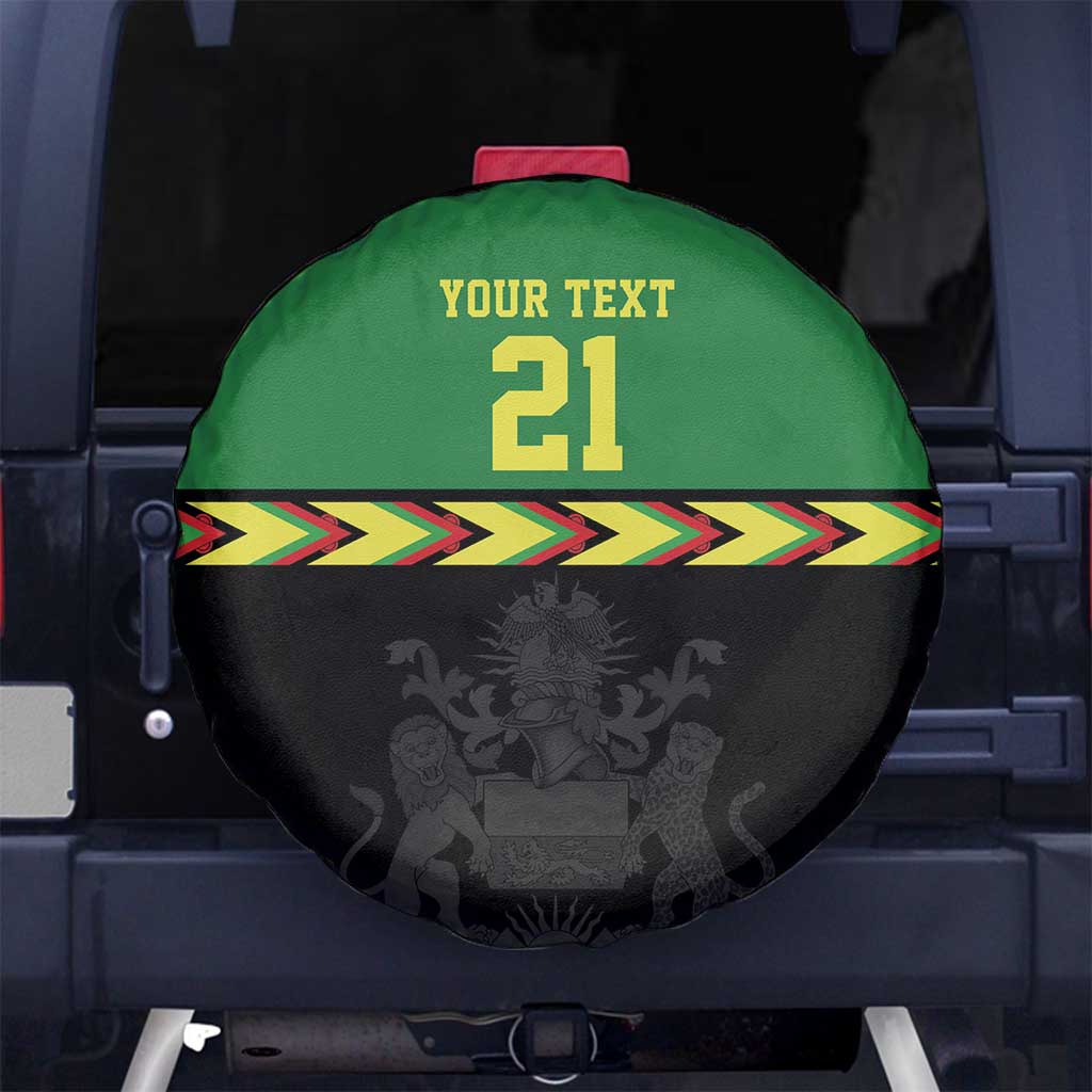 Malawi Cricket Custom Spare Tire Cover Malawi Chevron Pattern - Wonder Print Shop