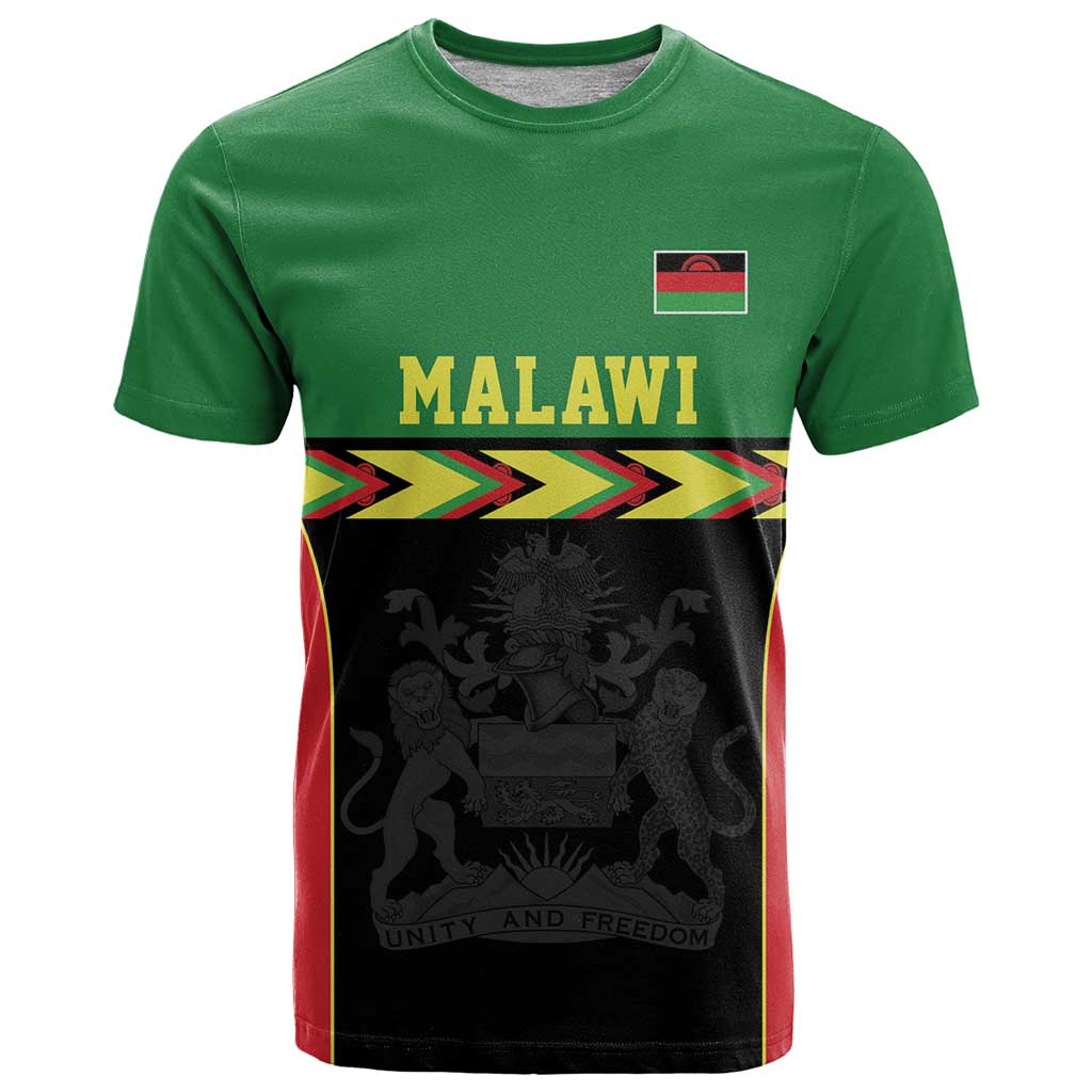 Malawi Cricket Custom T Shirt Malawi Chevron Pattern - Wonder Print Shop