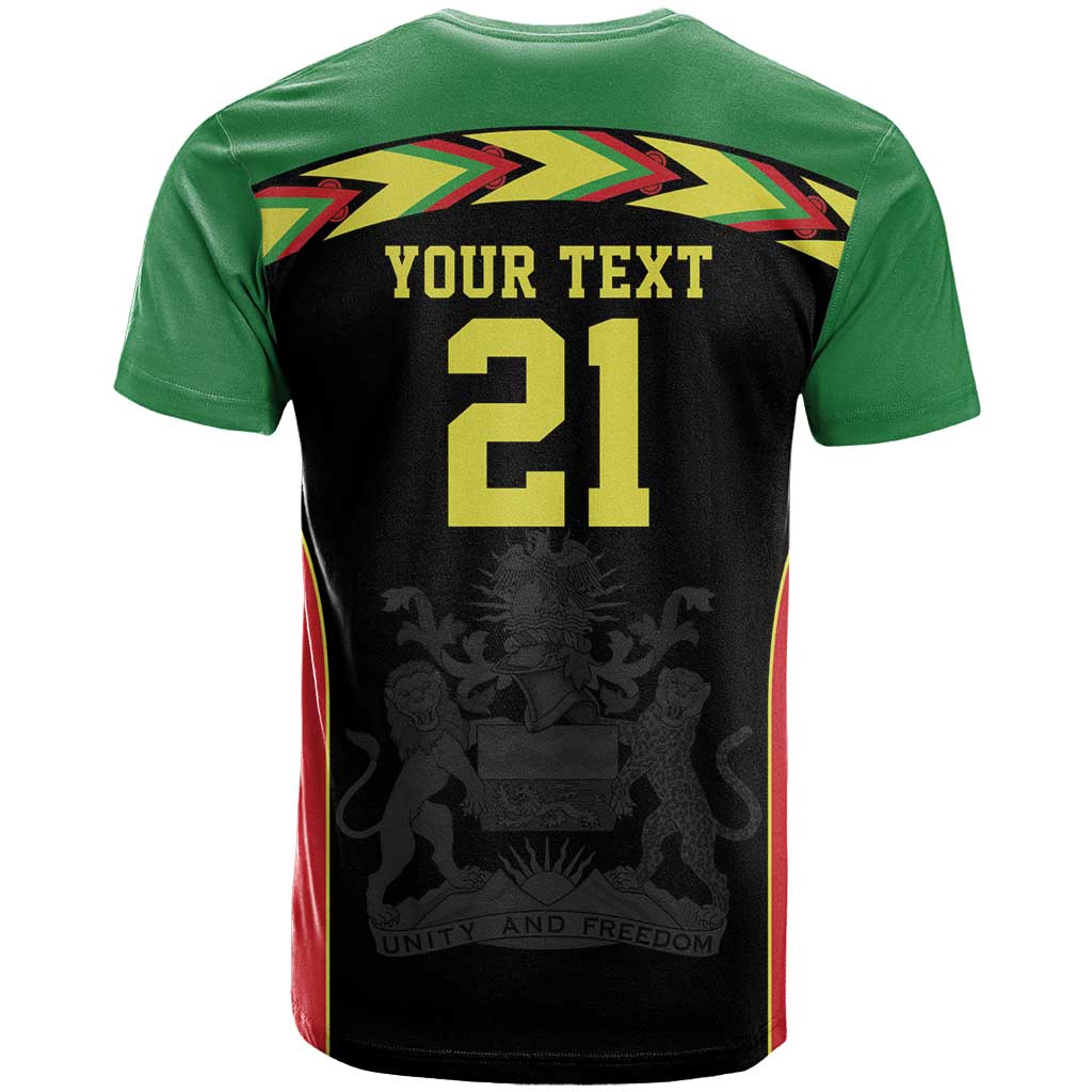 Malawi Cricket Custom T Shirt Malawi Chevron Pattern - Wonder Print Shop
