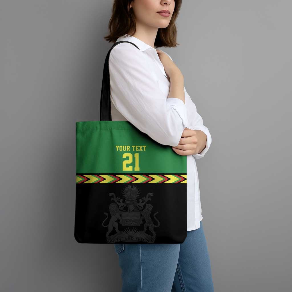 Malawi Cricket Custom Tote Bag Malawi Chevron Pattern - Wonder Print Shop