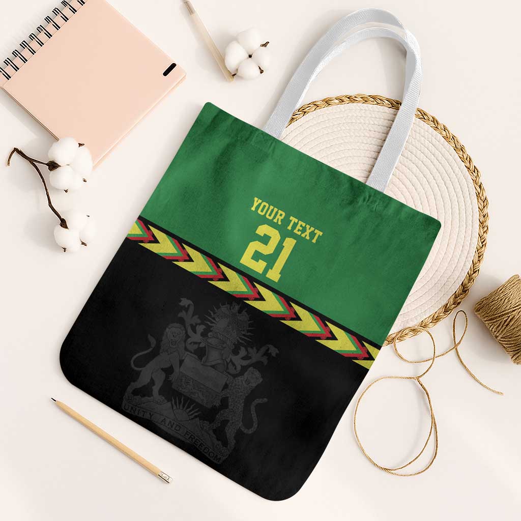 Malawi Cricket Custom Tote Bag Malawi Chevron Pattern - Wonder Print Shop