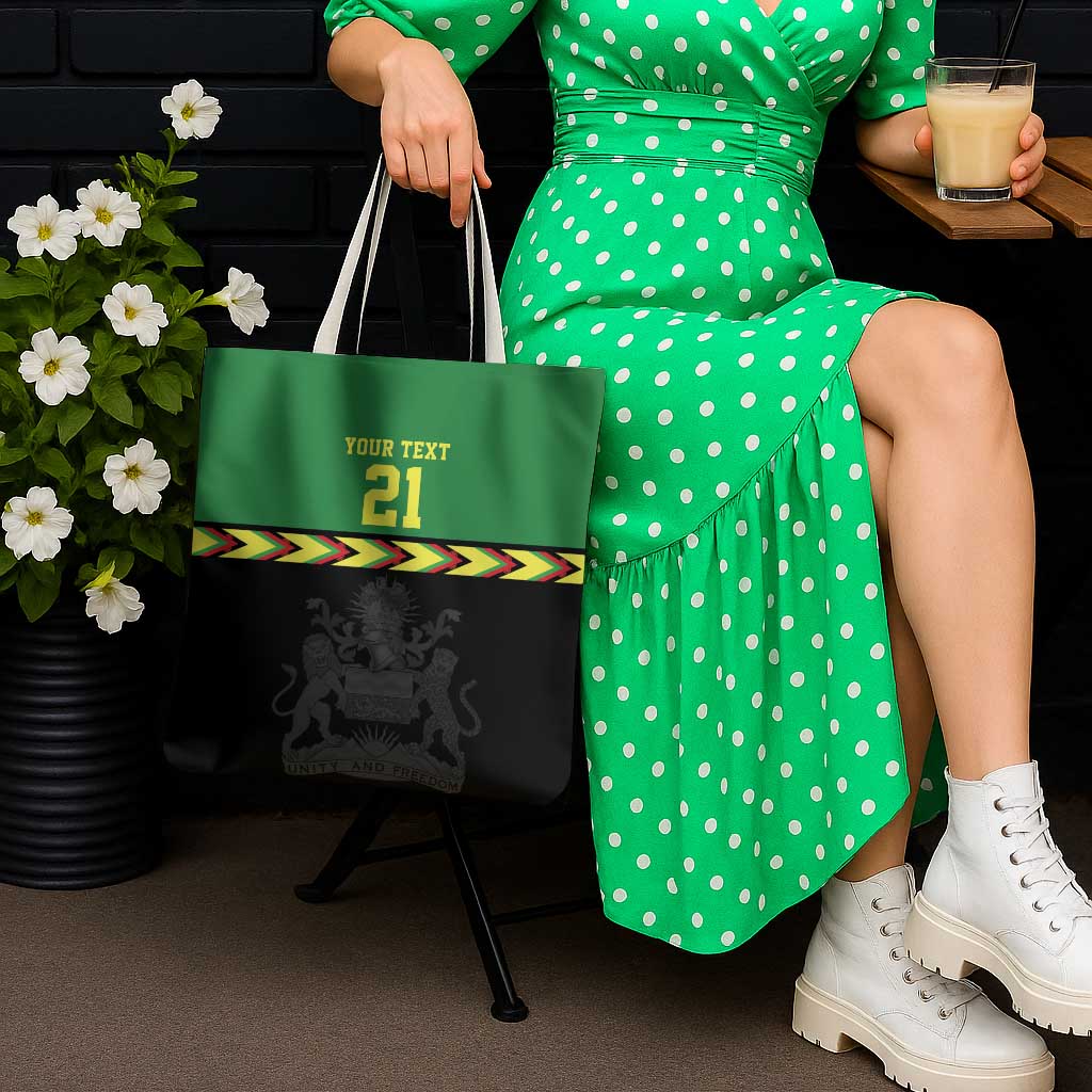 Malawi Cricket Custom Tote Bag Malawi Chevron Pattern - Wonder Print Shop